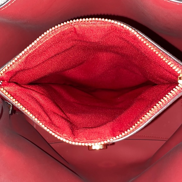 *SOLD*Coach Large Leather Town Bucket Bag In Redwood 1941 Red - Picture 14 of 15